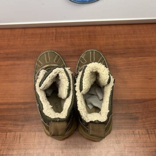 Cheap Sneaks Footwear/Sports Cards Carters Toddlers Boys Boots Size 9k Green/Tan Flaux Fur Liner Only Lig