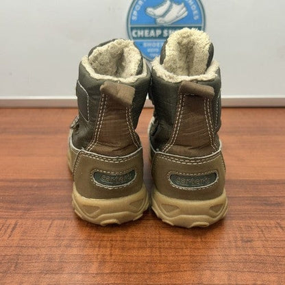 Cheap Sneaks Footwear/Sports Cards Carters Toddlers Boys Boots Size 9k Green/Tan Flaux Fur Liner Only Lig
