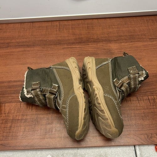Cheap Sneaks Footwear/Sports Cards Carters Toddlers Boys Boots Size 9k Green/Tan Flaux Fur Liner Only Lig