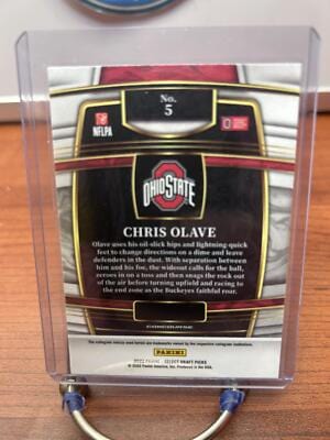 Cheap Sneaks Footwear/Sports Cards Chris Olave 2022 Panini Select Draft Picks Blue  #5 Ohio State Buckeye