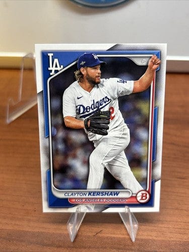 Cheap Sneaks Footwear/Sports Cards Clayton Kershaw 2024 Bowman Card #56