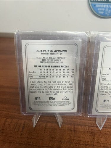 Cheap Sneaks Footwear/Sports Cards Colardo Rockies 2022 Bowman Platinum Lot Kris Bryant, Ryan Vilade RC,