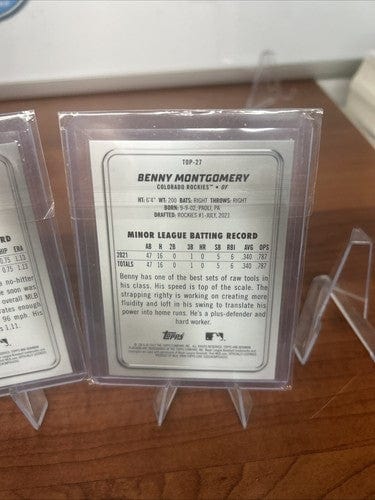 Cheap Sneaks Footwear/Sports Cards Colardo Rockies 2022 Bowman Platinum Prospect Lot Brown, Amado, Rock,