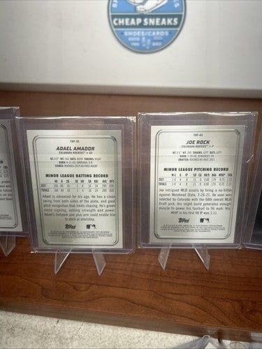 Cheap Sneaks Footwear/Sports Cards Colardo Rockies 2022 Bowman Platinum Prospect Lot Brown, Amado, Rock,
