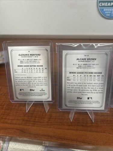 Cheap Sneaks Footwear/Sports Cards Colardo Rockies 2022 Bowman Platinum Prospect Lot Brown, Amado, Rock,