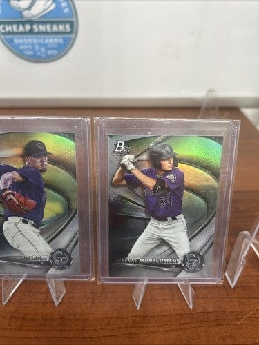 Cheap Sneaks Footwear/Sports Cards Colardo Rockies 2022 Bowman Platinum Prospect Lot Brown, Amado, Rock,