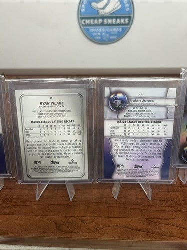 Cheap Sneaks Footwear/Sports Cards Colorado Rockies 2022/23 Bowman Platinum Lot Jones RC, Tovar RC, Monte