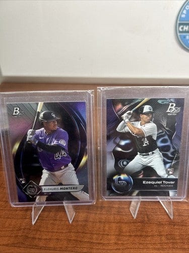 Cheap Sneaks Footwear/Sports Cards Colorado Rockies 2022/23 Bowman Platinum Lot Jones RC, Tovar RC, Monte