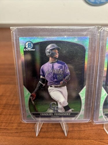 Cheap Sneaks Footwear/Sports Cards Colorado Rockies 2023 Bowman Chrome Lunar Glow/Bowman Draft Refractor