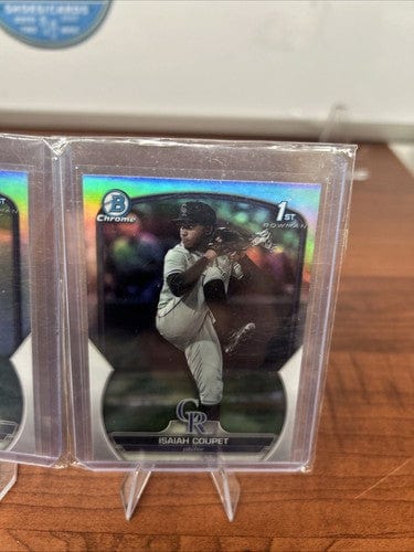 Cheap Sneaks Footwear/Sports Cards Colorado Rockies 2023 Bowman Chrome Lunar Glow/Bowman Draft Refractor