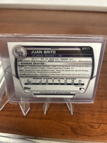 Cheap Sneaks Footwear/Sports Cards Colorado Rockies 2023 Bowman Chrome Lunar Glow/Bowman Draft Refractor