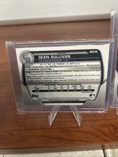 Cheap Sneaks Footwear/Sports Cards Colorado Rockies 2023 Bowman Chrome Lunar Glow/Bowman Draft Refractor