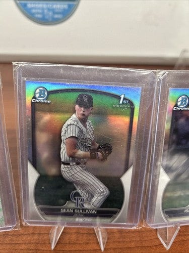 Cheap Sneaks Footwear/Sports Cards Colorado Rockies 2023 Bowman Chrome Lunar Glow/Bowman Draft Refractor