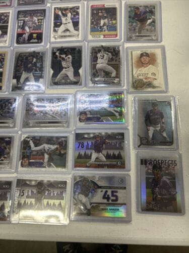 Cheap Sneaks Footwear/Sports Cards Colorado Rockies 51 Card Lot Several  Rookies And 1st Bowman’s