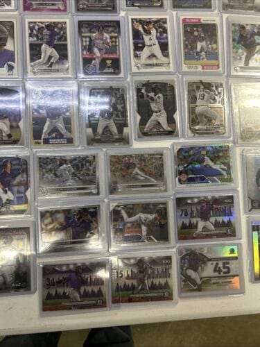Cheap Sneaks Footwear/Sports Cards Colorado Rockies 51 Card Lot Several  Rookies And 1st Bowman’s