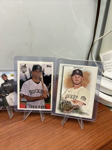 Cheap Sneaks Footwear/Sports Cards Colorado Rockies Lot Walker,Galarraga,Helton,Perez