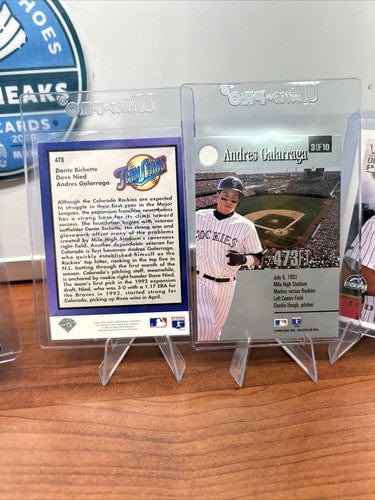Cheap Sneaks Footwear/Sports Cards Colorado Rockies Lot Walker,Galarraga,Helton,Perez