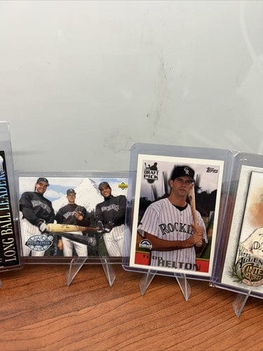 Cheap Sneaks Footwear/Sports Cards Colorado Rockies Lot Walker,Galarraga,Helton,Perez
