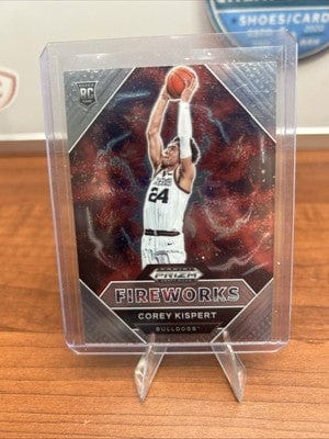 Cheap Sneaks Footwear/Sports Cards Corey Kispert (RC) 2021-22 Panini Prizm Draft Picks Fireworks Hyper #6