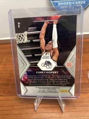 Cheap Sneaks Footwear/Sports Cards Corey Kispert (RC) 2021-22 Panini Prizm Draft Picks Fireworks Hyper #6