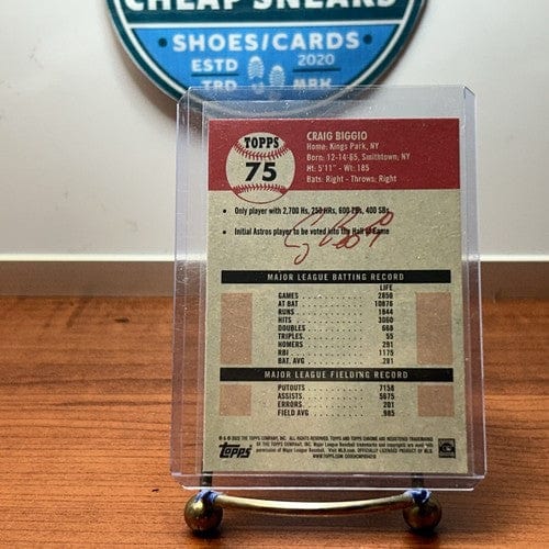 Cheap Sneaks Footwear/Sports Cards Craig Biggio 2022 Topps Chrome Platinum Anniversary Houston Astros Car