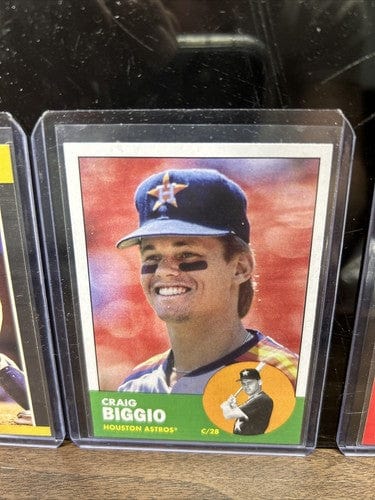Cheap Sneaks Footwear/Sports Cards Craig Biggio RC Lot (3) Houston Astros 1989 Donruss RC, 90 Score, 22 A