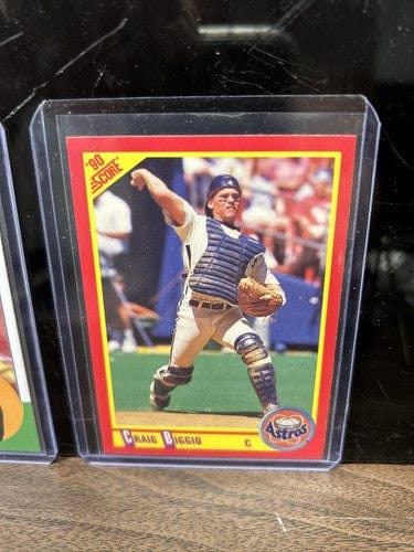 Cheap Sneaks Footwear/Sports Cards Craig Biggio RC Lot (3) Houston Astros 1989 Donruss RC, 90 Score, 22 A