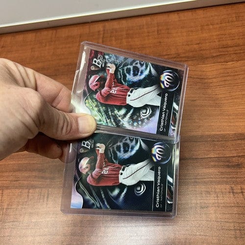 Cheap Sneaks Footwear/Sports Cards Cristhian Vaquero 2023 Bowman Platinum Prospects Ice Foil + Base Paral