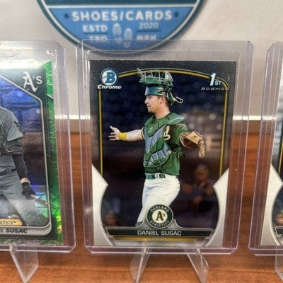 Cheap Sneaks Footwear/Sports Cards Daniel Susac Lot(3) 24 Bowman Chrome  Lunar Glow Refractor+23 Bowman C