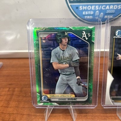 Cheap Sneaks Footwear/Sports Cards Daniel Susac Lot(3) 24 Bowman Chrome  Lunar Glow Refractor+23 Bowman C