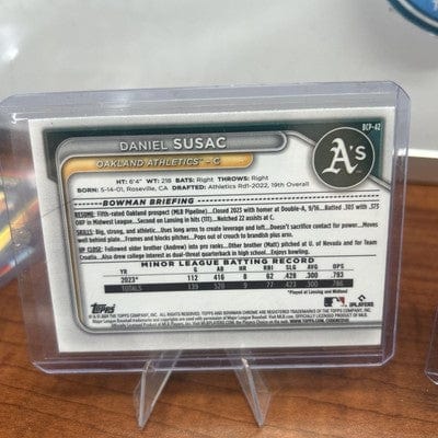 Cheap Sneaks Footwear/Sports Cards Daniel Susac Lot(3) 24 Bowman Chrome  Lunar Glow Refractor+23 Bowman C