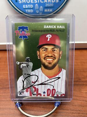 Cheap Sneaks Footwear/Sports Cards Darick Hall RC 2023 Topps Chrome Platinum Anniversary #55 Philadelphia