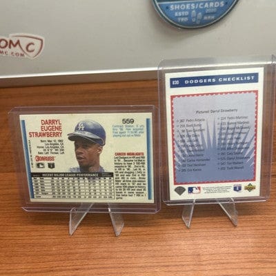 Cheap Sneaks Footwear/Sports Cards Darryl Strawberry 1993 Upper Deck Collector’s Choice 820 Los Angeles