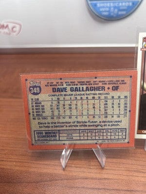 Cheap Sneaks Footwear/Sports Cards Dave Gallagher 1991 Topps #349 Baltimore Orioles