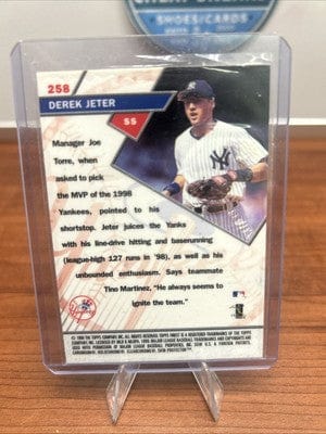 Cheap Sneaks Footwear/Sports Cards Derek Jeter 1999 Topps Finest STERLING BASEBALL #258 Yankees