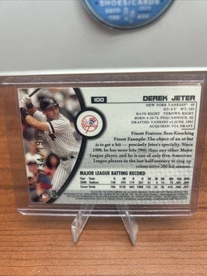 Cheap Sneaks Footwear/Sports Cards Derek Jeter 2002 Topps Finest BASEBALL #14 Yankees 734/1999