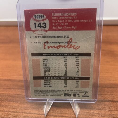 Cheap Sneaks Footwear/Sports Cards Elehuris Montero (RC) 2022 Topps Chrome Platinum Anniversary Card #143