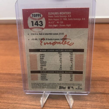 Cheap Sneaks Footwear/Sports Cards Elehuris Montero (RC) 2022 Topps Chrome Platinum Anniversary Card #143