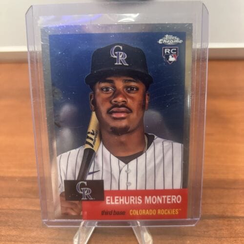 Cheap Sneaks Footwear/Sports Cards Elehuris Montero (RC) 2022 Topps Chrome Platinum Anniversary Card #143