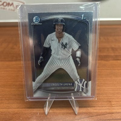 Cheap Sneaks Footwear/Sports Cards Engelth Urena 2025 Bowman Chrome Prospects 1st Bowman #BCP-16 New York