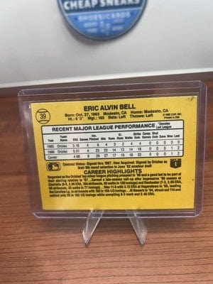 Cheap Sneaks Footwear/Sports Cards Eric Bell RC 1987 Donruss #39 Baltimore Orioles