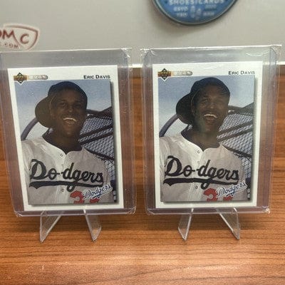 Cheap Sneaks Footwear/Sports Cards Eric Davis 1992 Upper Deck #756 Los Angeles Dodgers