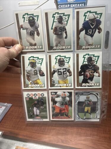 Cheap Sneaks Footwear/Sports Cards Football Card 2006 Topps Opp Rookie Football Lot Of 18