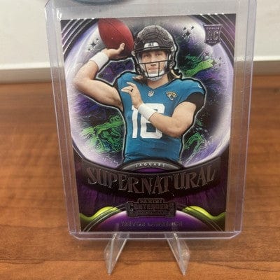 Cheap Sneaks Footwear/Sports Cards Football Card 2021 Contenders Trevor Lawrence Supernatural SP Insert Rookie RC #SN-T
