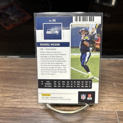 Cheap Sneaks Footwear/Sports Cards Football Card 2021 Panini Contenders #85 Russell Wilson Seattle Seahawks