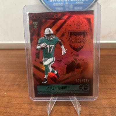 Cheap Sneaks Footwear/Sports Cards Football Card 2021 Panini Illusions JAYLEN WADDLE RC RED PARALLEL Rookie #66 Dolphin