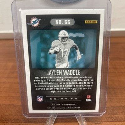 Cheap Sneaks Footwear/Sports Cards Football Card 2021 Panini Illusions JAYLEN WADDLE RC RED PARALLEL Rookie #66 Dolphin