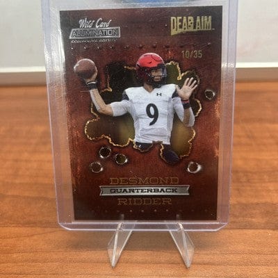 Cheap Sneaks Footwear/Sports Cards Football Card 2021 Wild Card Desmond Ridder Dead Aim Blaster Gold ORANGE PRC #ANDA-8
