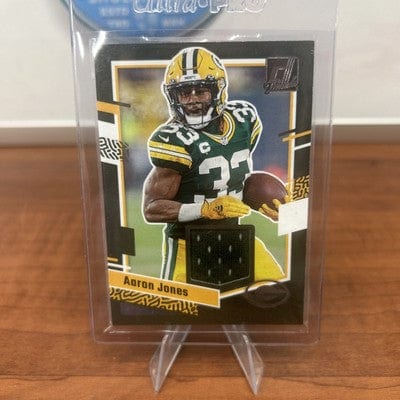 Cheap Sneaks Footwear/Sports Cards Football Card 2023 Panini Donruss Threads #DTH-AJ Aaron Jones Relic Green Bay Packe