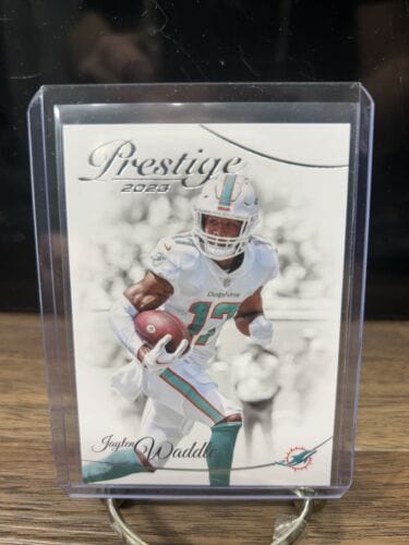Cheap Sneaks Footwear/Sports Cards Football Card 2023 Panini Prestige Jaylen Waddle #182 Miami Dolphins (D)